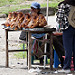 Teste di maiale in fila (Mercado indigeno di Saquisilí)