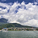 Santiago de Atitlan vista in lontananza