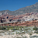 L'incredibile colore delle rocce erose nella Quebrada de Cafayate