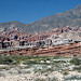 L'incredibile colore delle rocce erose nella Quebrada de Cafayate