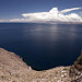 Il fortissimo colore blu del lago Titicaca