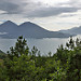 Raggiungo il lago di Atitlan poco prima del tramonto
