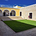 Cortile interno del palazzo municipale di Izamal