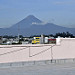 La vista del vulcan de Agua dalla terrazza