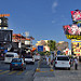 Tratto stile Las Vegas nella zona hotelera di Cancun