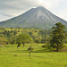 La splendida vista dell'Arenal poco prima di La Fortuna