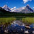 Paesaggio nel Icefield Parkway in estate - Canada